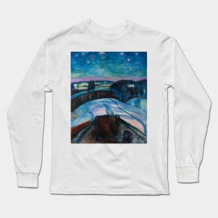 Starry Night by Munch Long Sleeve T-Shirt